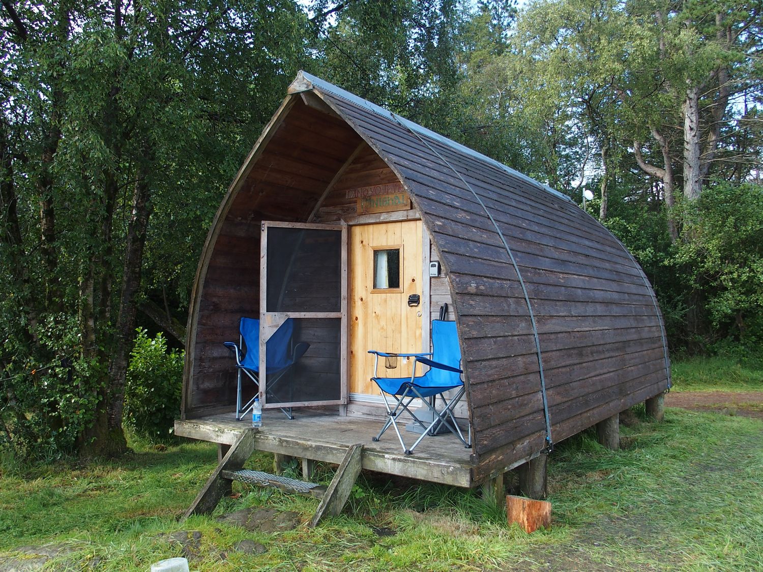 glamping pod Isle of Rum